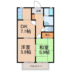 和歌山駅 バス25分  布引南下車：停歩5分 2階の物件間取画像